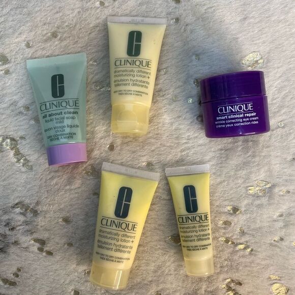 Clinique Skincare Sample Bundle- New - Picture 1 of 3